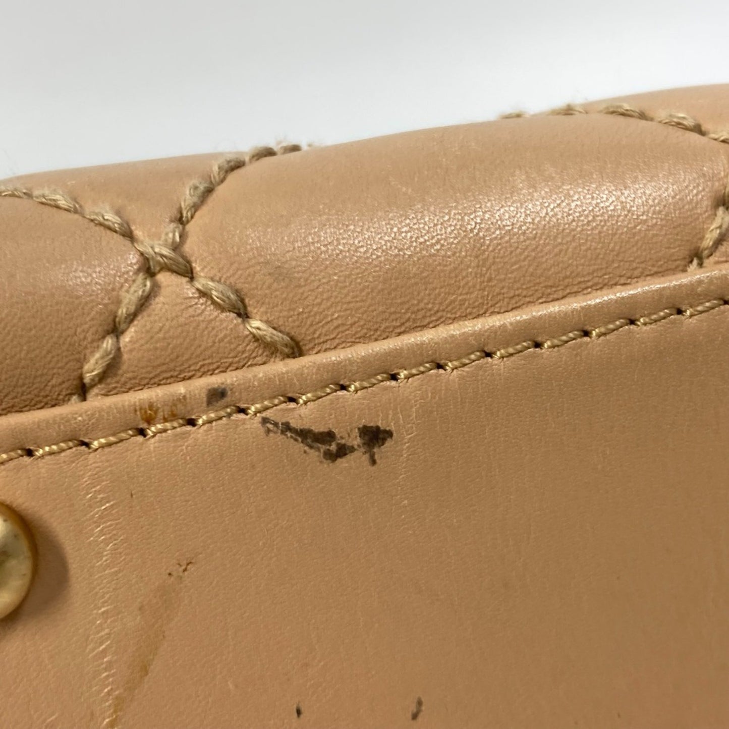 Chanel Wild stitch, Brown, Leather, handbag