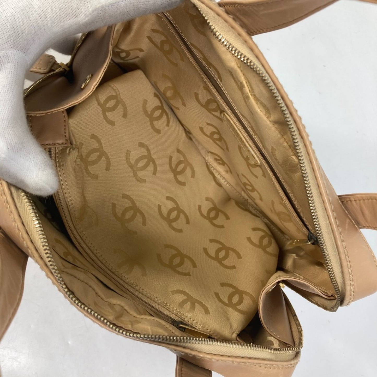 Chanel Wild stitch, Brown, Leather, handbag