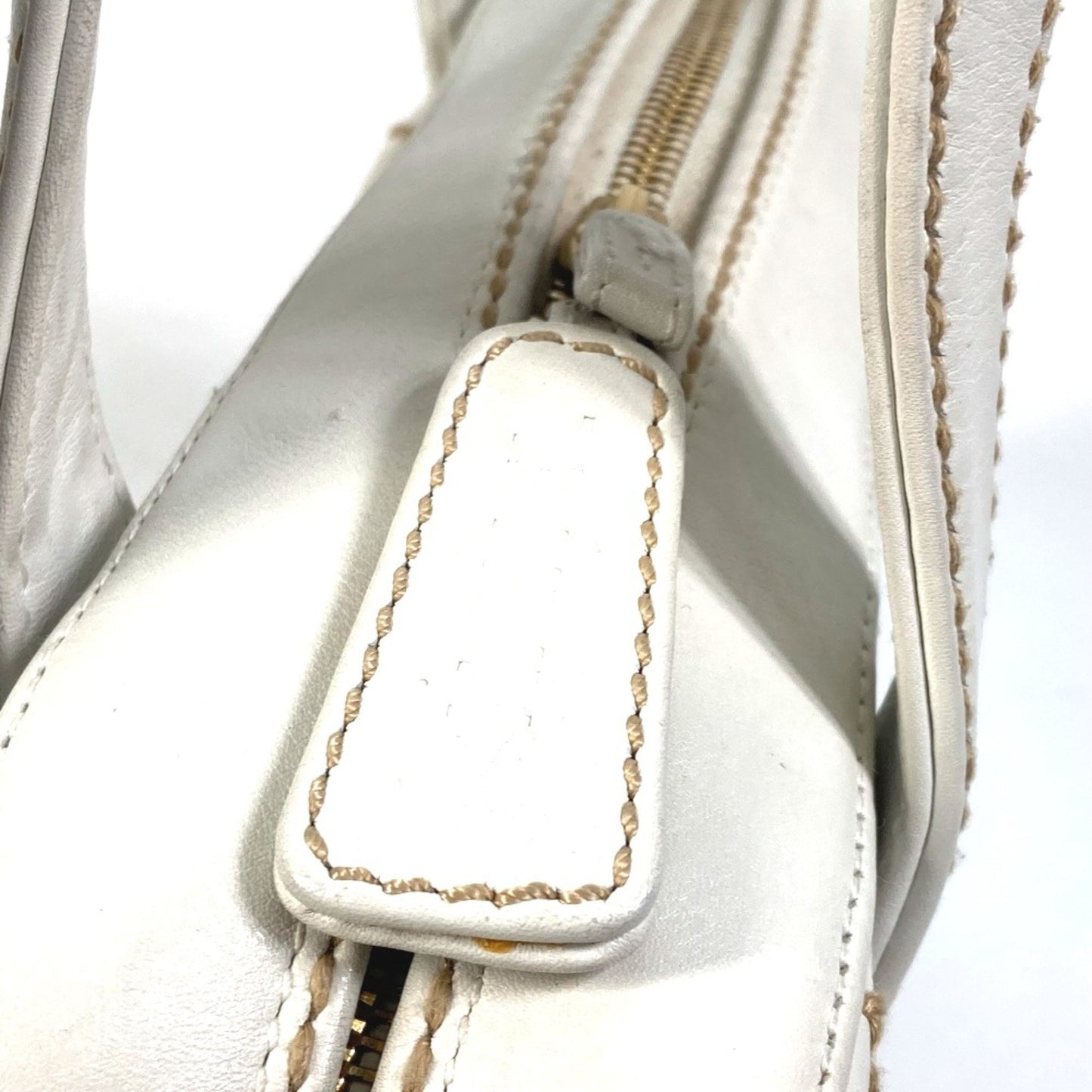 Chanel Wild stitch, White, Leather, handbag