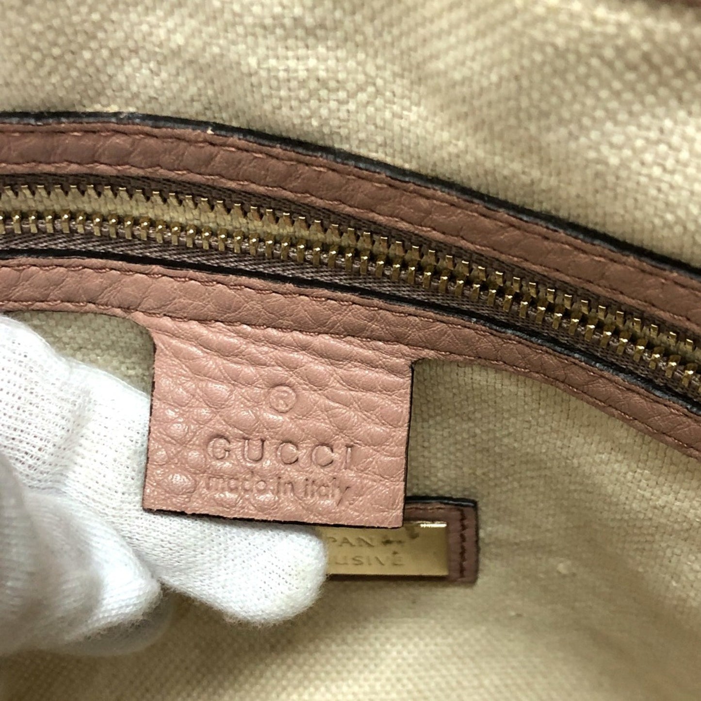 Gucci, Beige, Leather, handbag