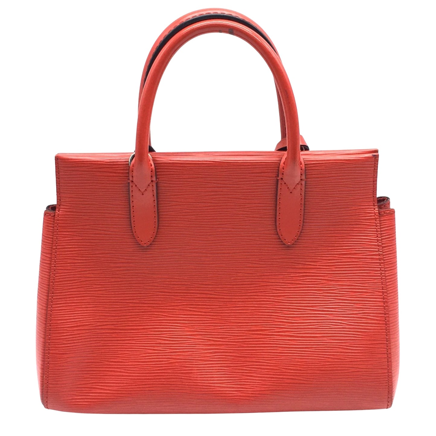 Louis Vuitton Marly, Red, Leather, handbag