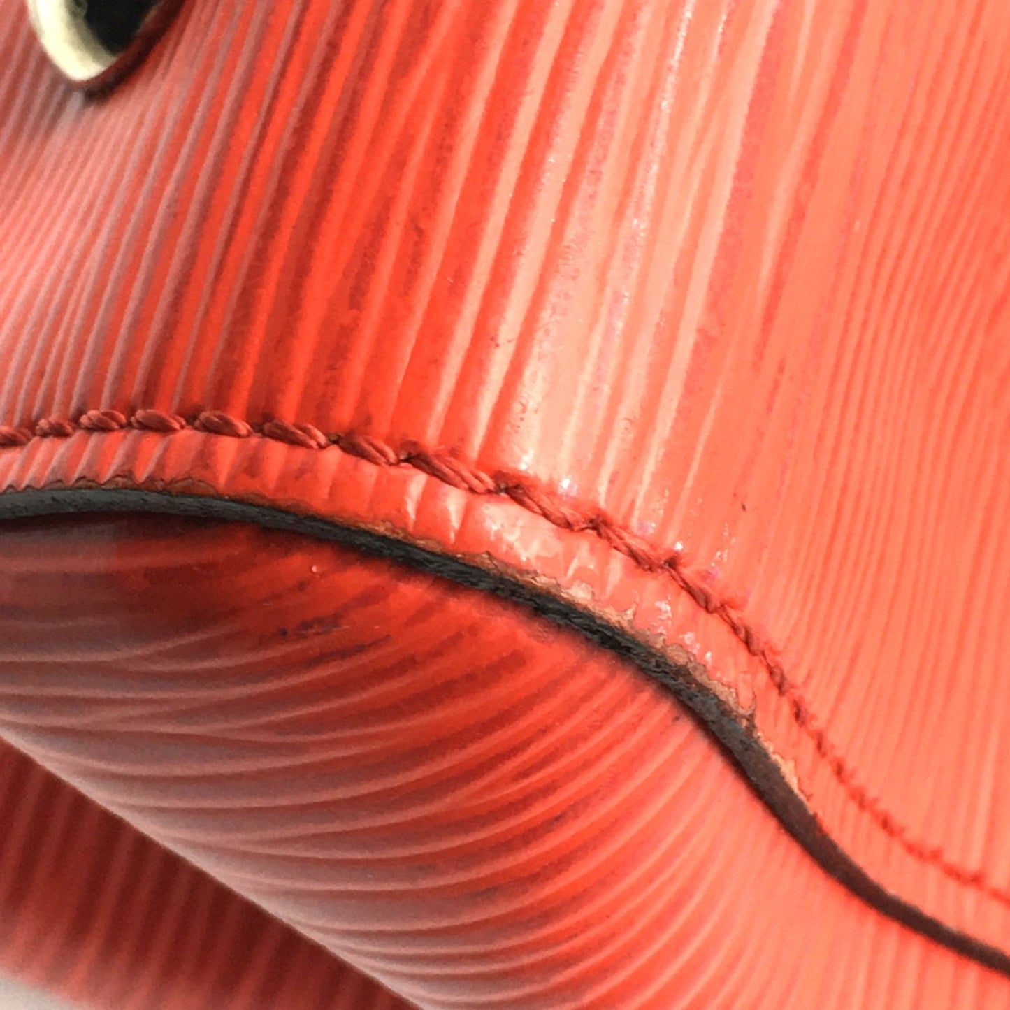 Louis Vuitton Marly, Red, Leather, handbag