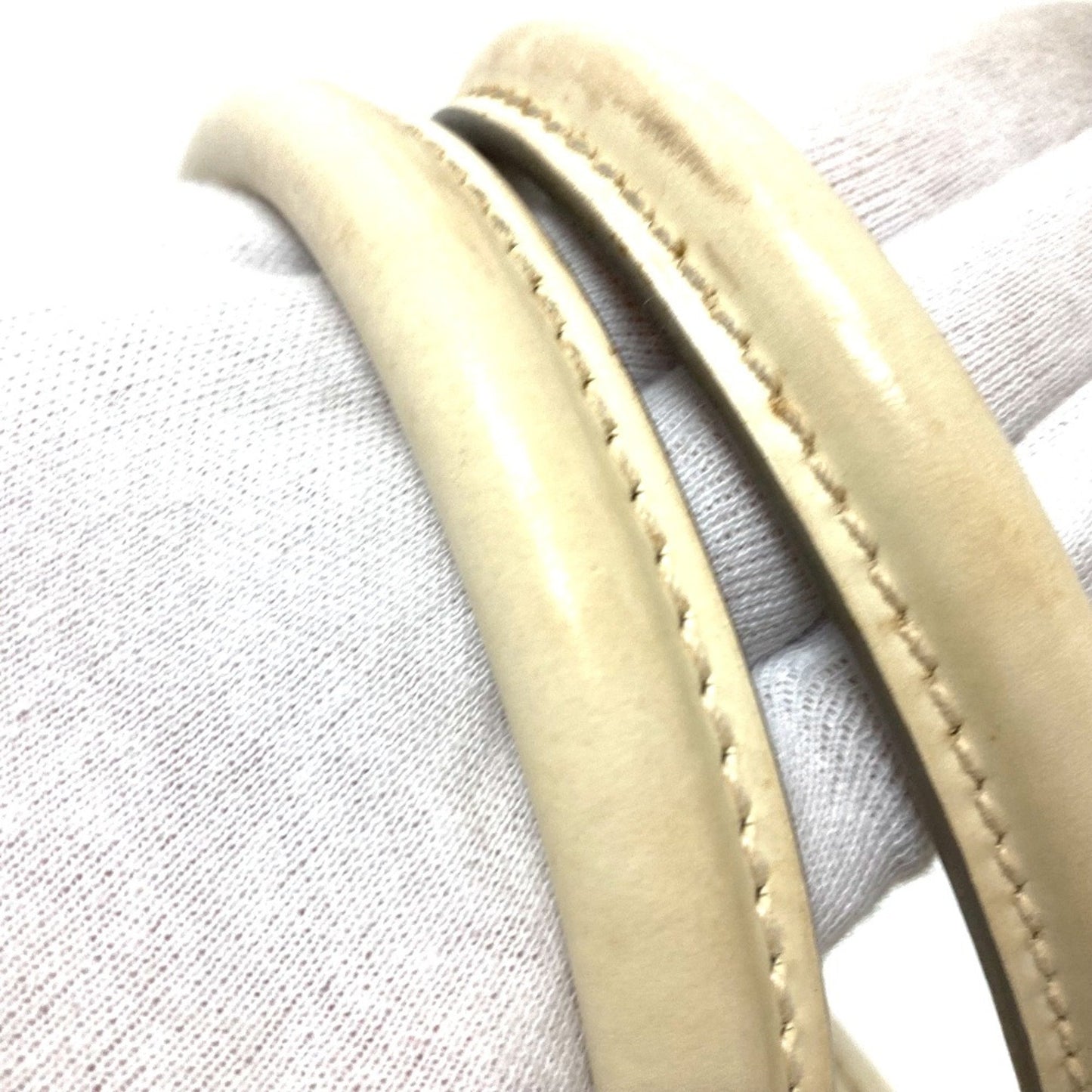 Louis Vuitton Jasmin, White, Leather, handbag