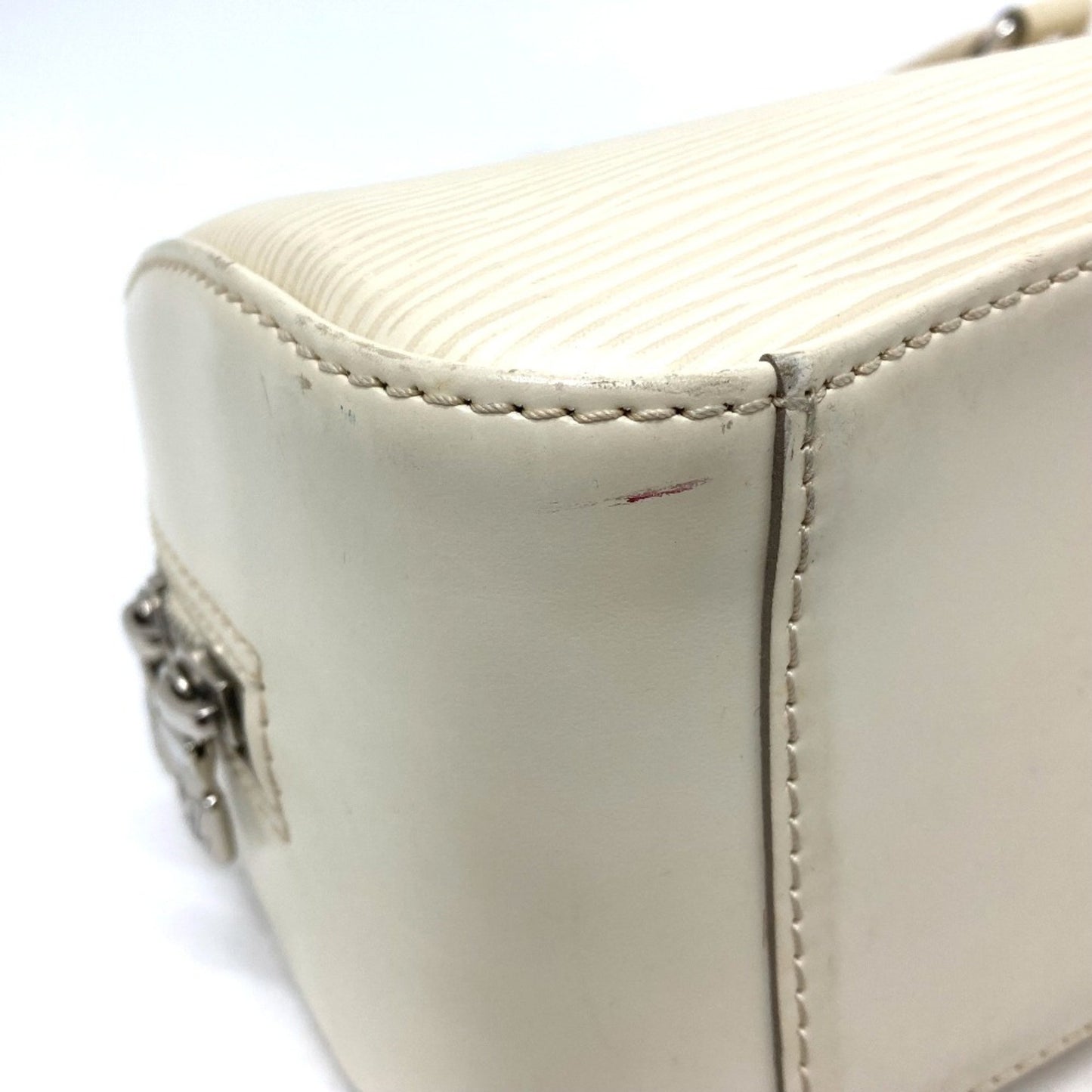 Louis Vuitton Jasmin, White, Leather, handbag