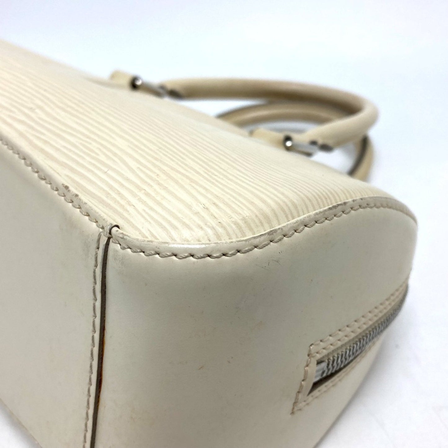 Louis Vuitton Jasmin, White, Leather, handbag
