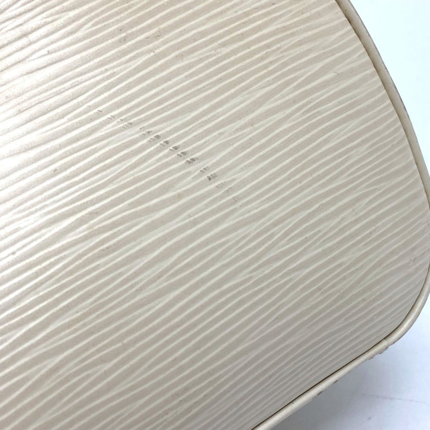 Louis Vuitton Jasmin, White, Leather, handbag