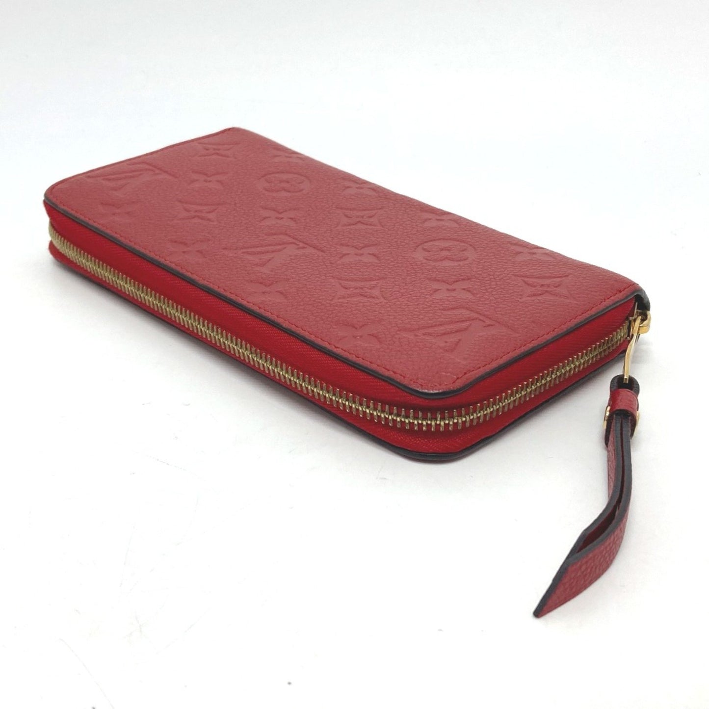 Louis Vuitton Zippy wallet, Red, Leather, wallet