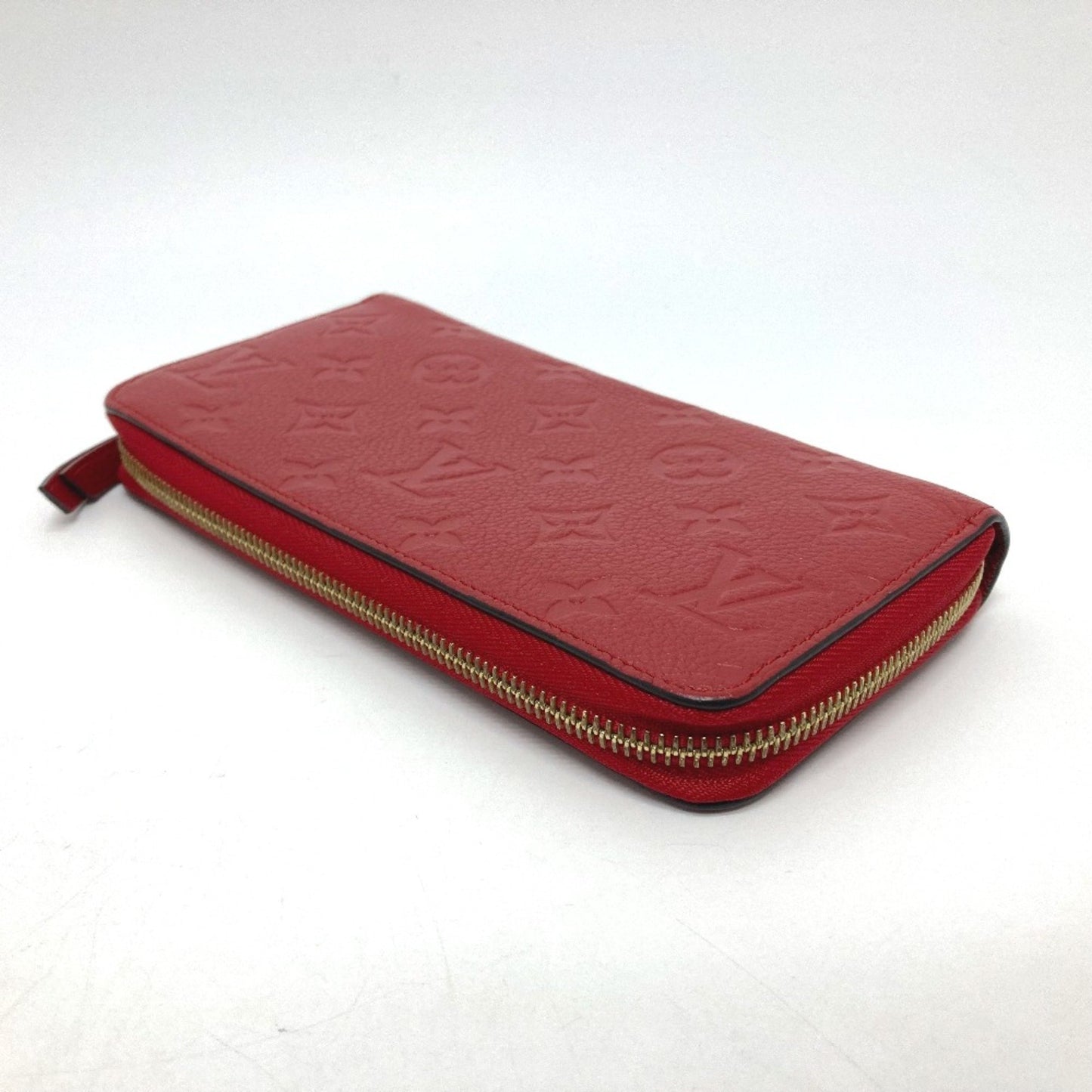Louis Vuitton Zippy wallet, Red, Leather, wallet