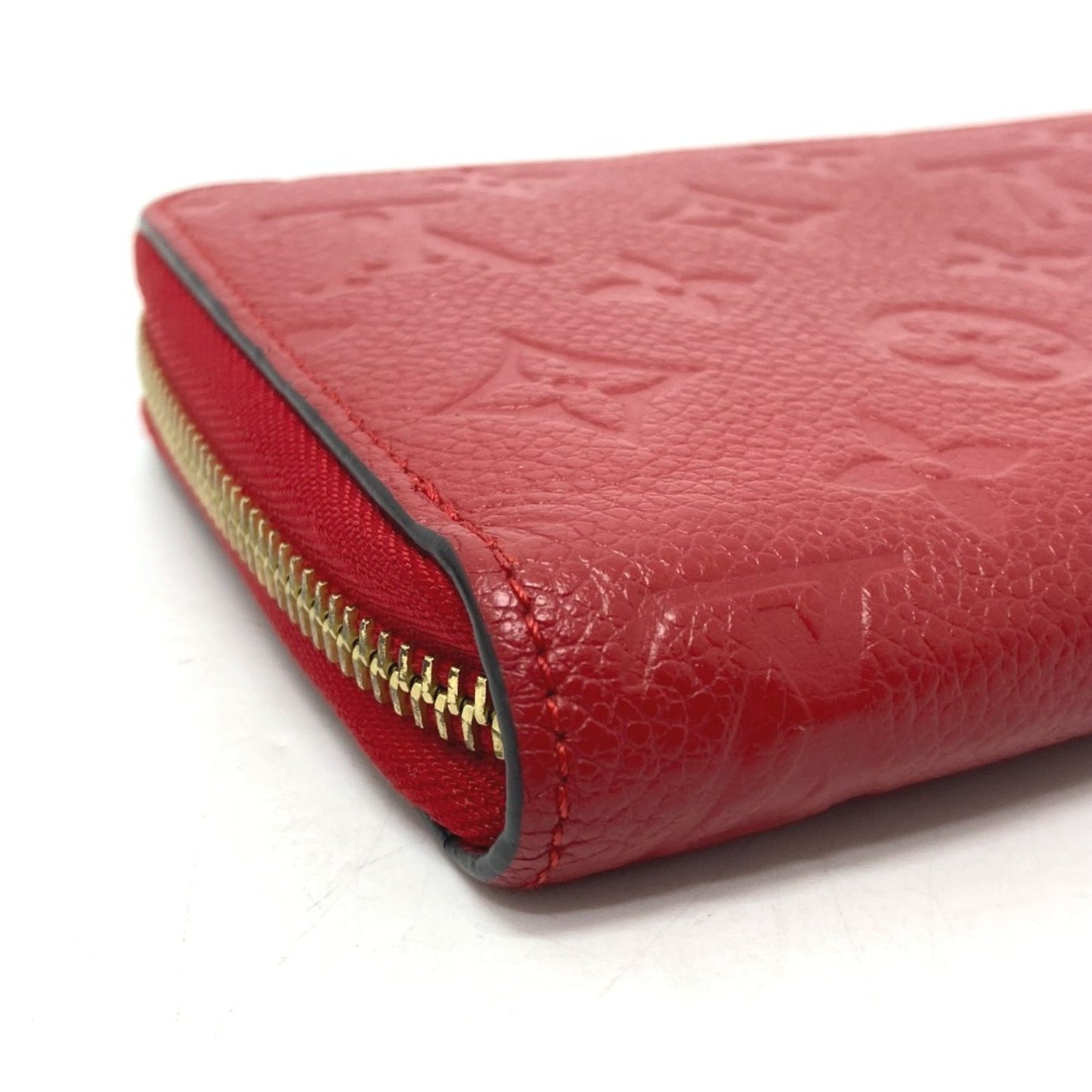 Louis Vuitton Zippy wallet, Red, Leather, wallet