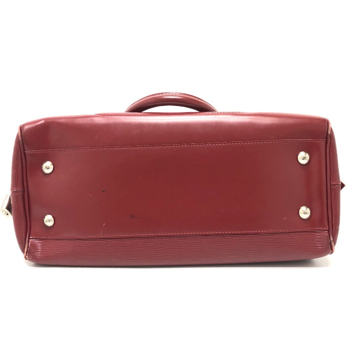 Louis Vuitton Montaigne, Red, Leather, handbag