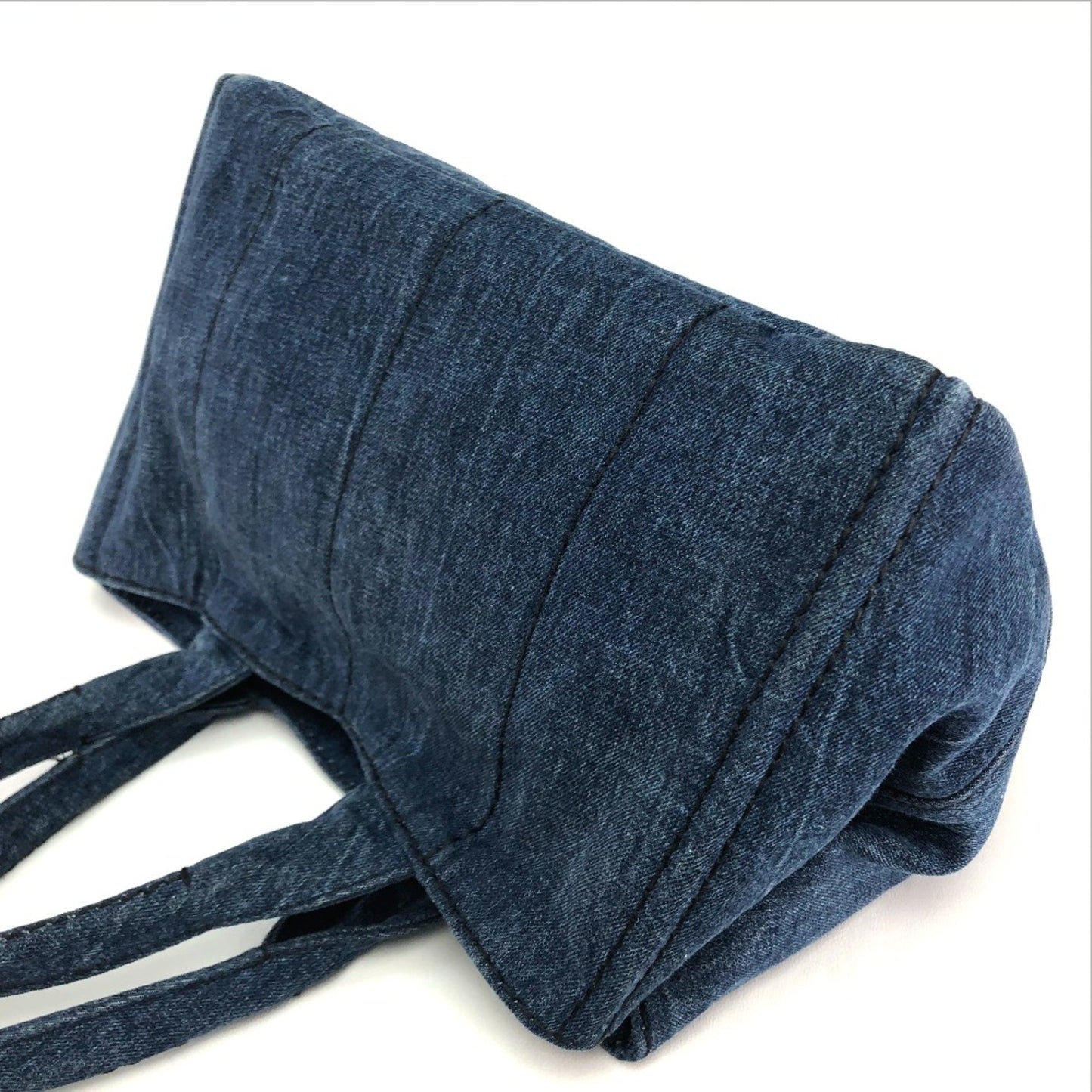 Prada Canapa, Blue, Denim - Jeans, tote