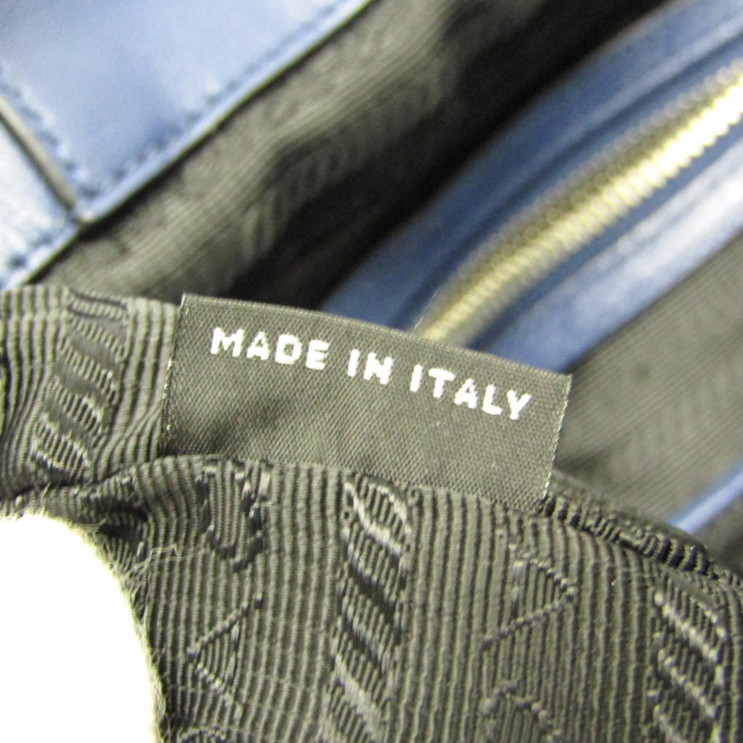 Prada, Blue, Leather, backpack