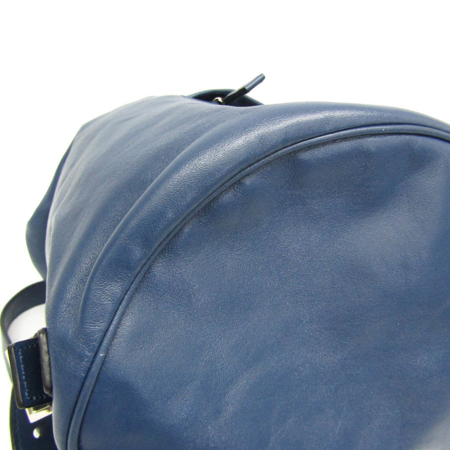 Prada, Blue, Leather, backpack