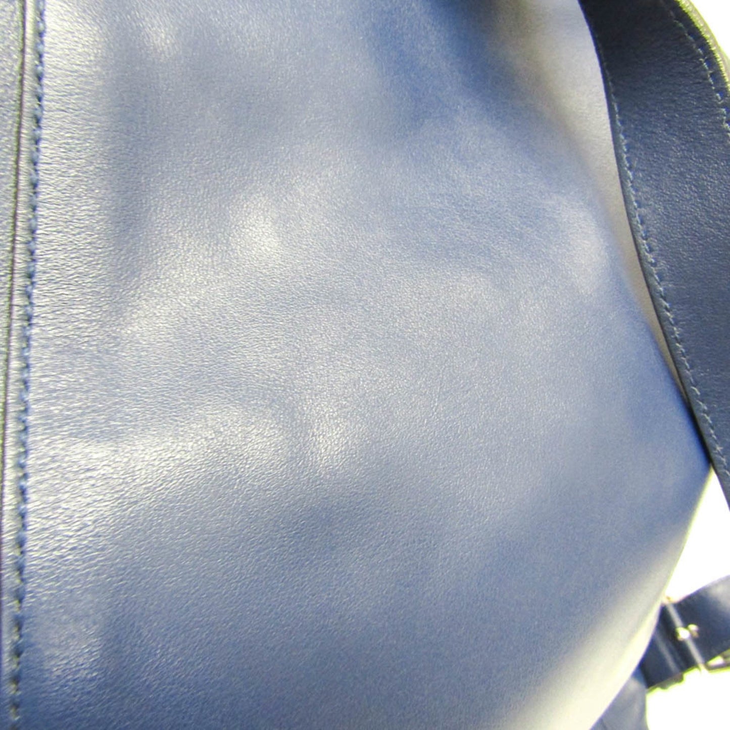 Prada, Blue, Leather, backpack