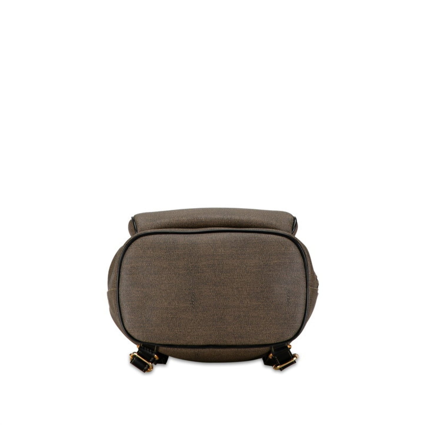 Fendi Zucchino, Grey, Canvas, backpack