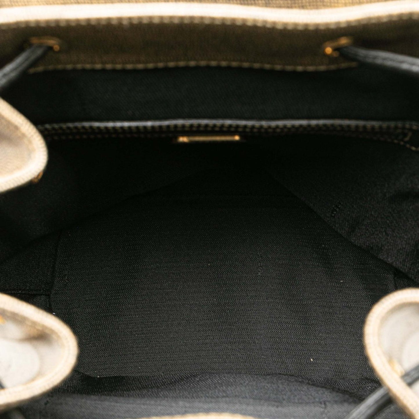 Fendi Zucchino, Grey, Canvas, backpack
