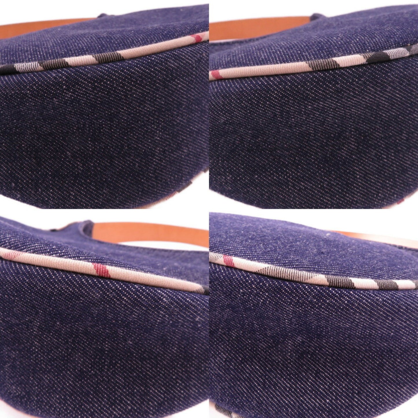 Burberry Nova Check, Navy, Denim - Jeans, shoulder