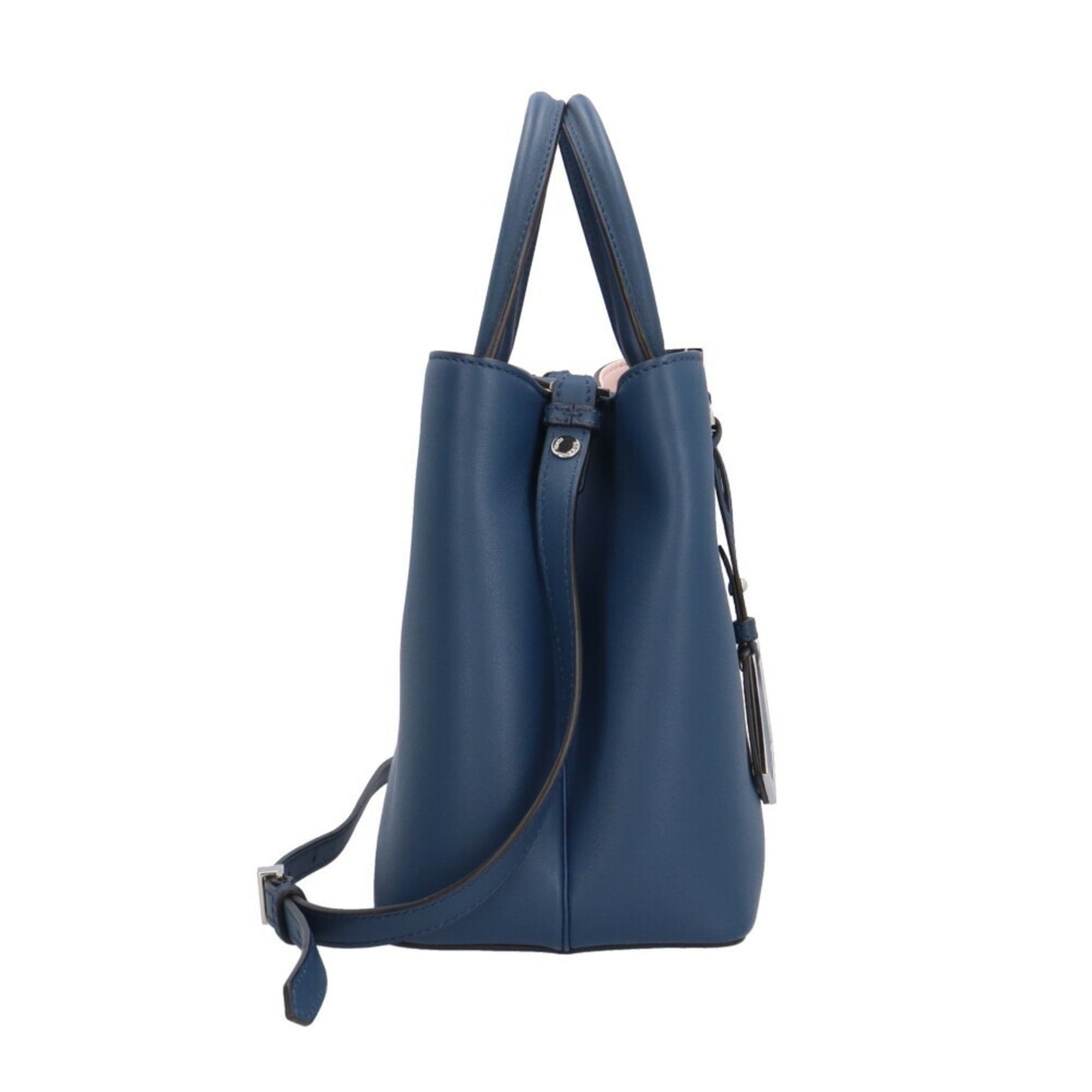 Fendi 2Jours, Navy, Leather, shoulder