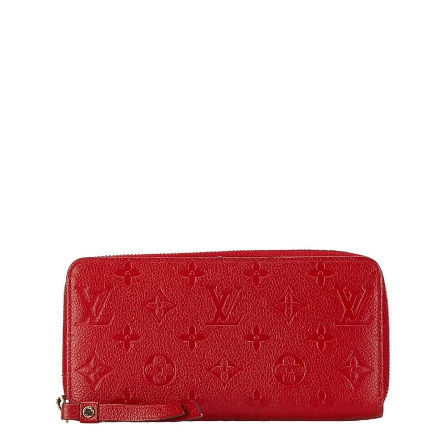 Louis Vuitton Zippy wallet, Red, Leather, wallet