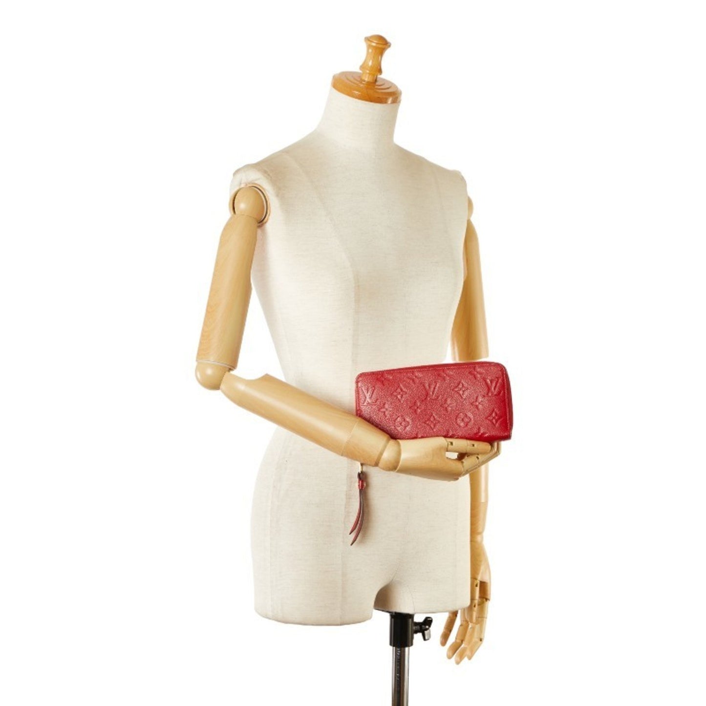 Louis Vuitton Zippy wallet, Red, Leather, wallet