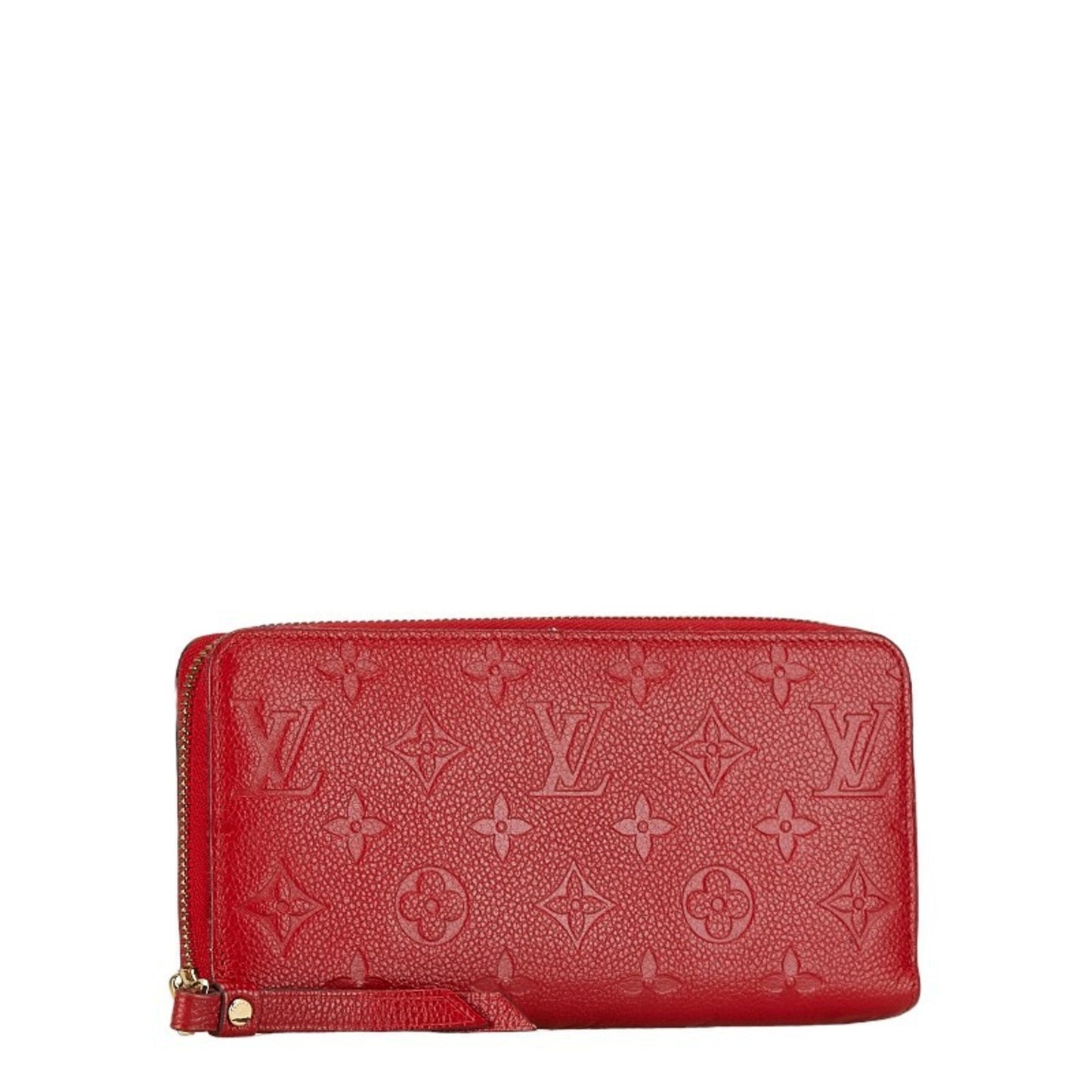 Louis Vuitton Zippy wallet, Red, Leather, wallet