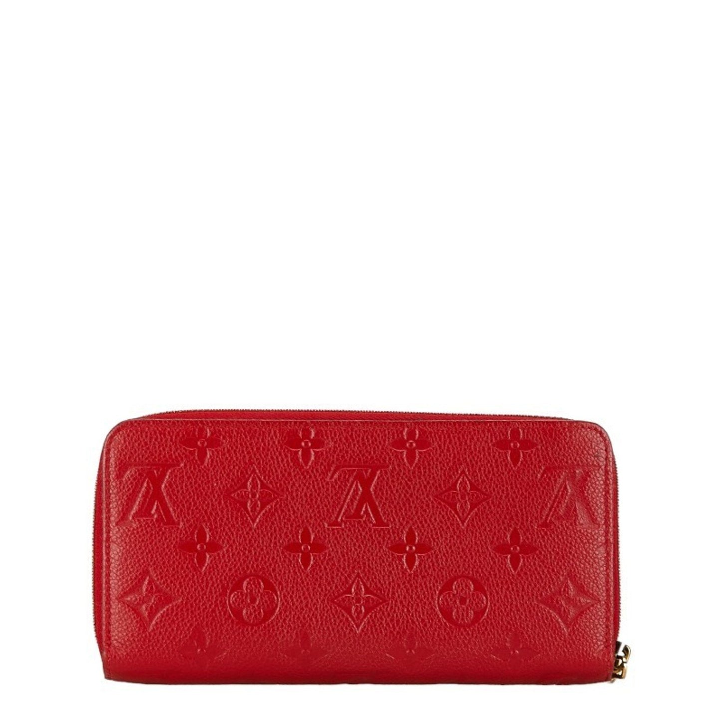 Louis Vuitton Zippy wallet, Red, Leather, wallet