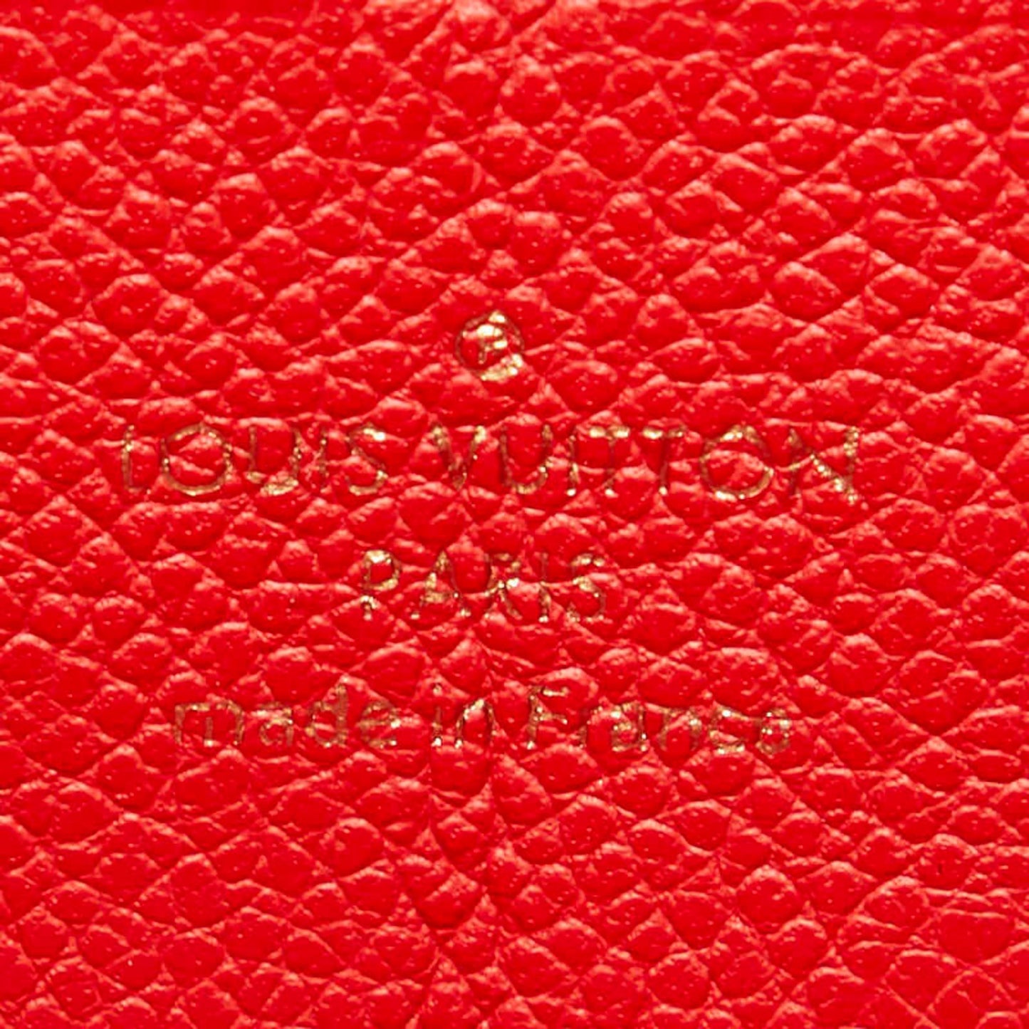 Louis Vuitton Zippy wallet, Red, Leather, wallet