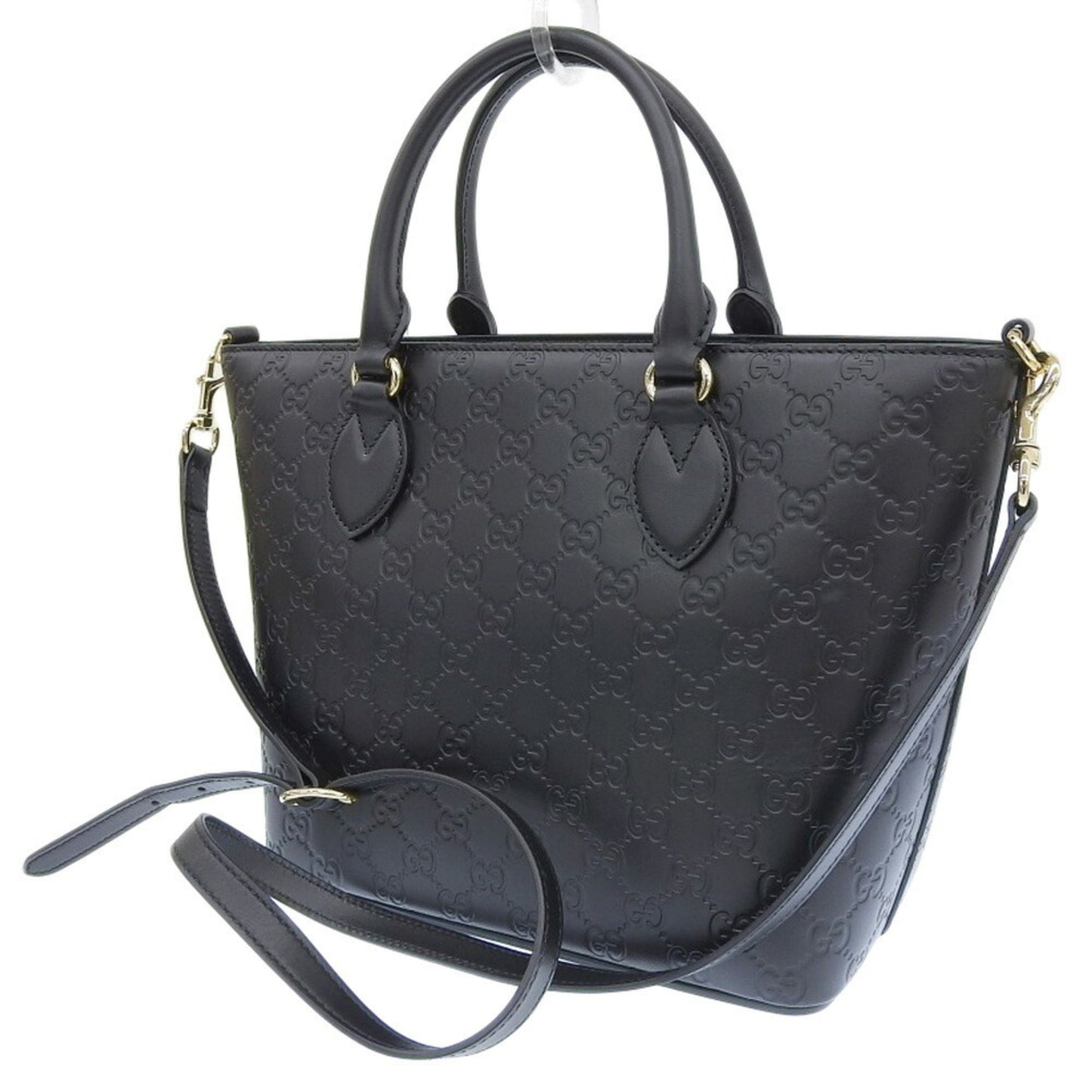 Gucci Guccissima, Black, Leather, handbag