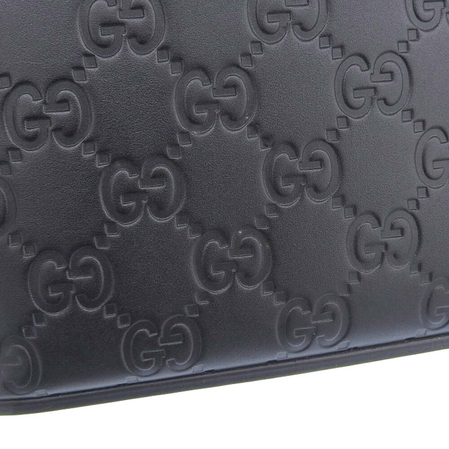 Gucci Guccissima, Black, Leather, handbag