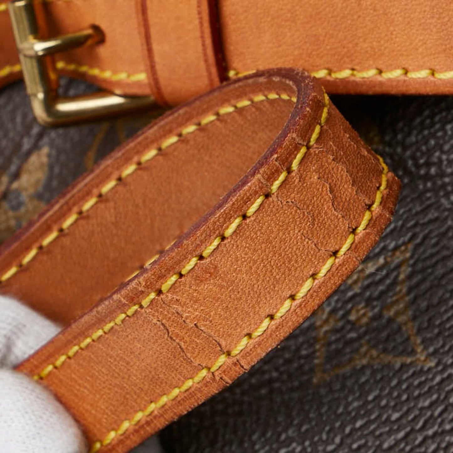 Louis Vuitton Musette Tango, Brown, Canvas, shoulder