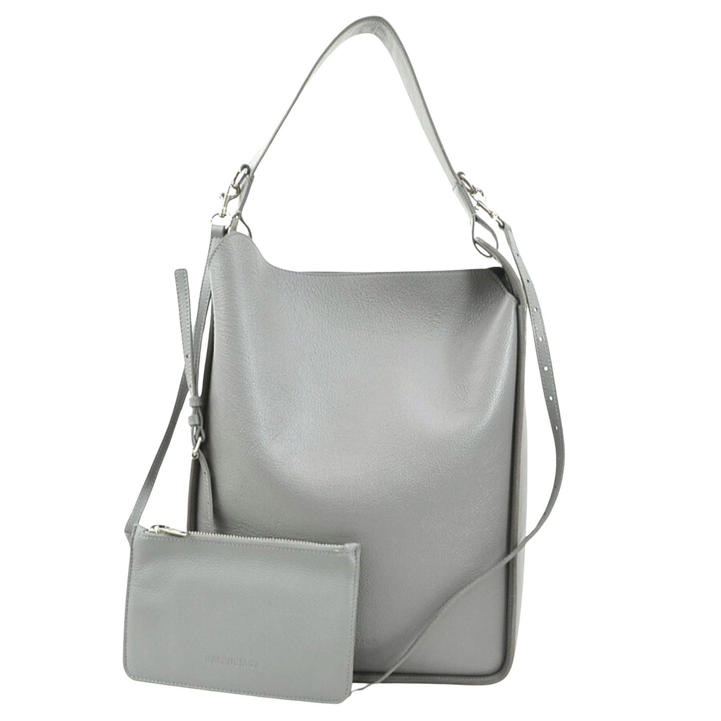 Balenciaga Tool, Grey, Leather, shoulder