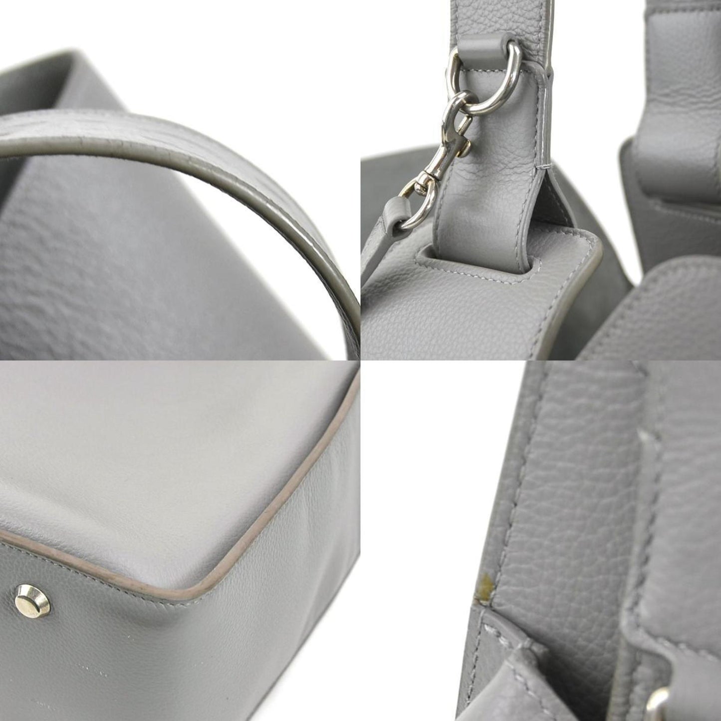Balenciaga Tool, Grey, Leather, shoulder