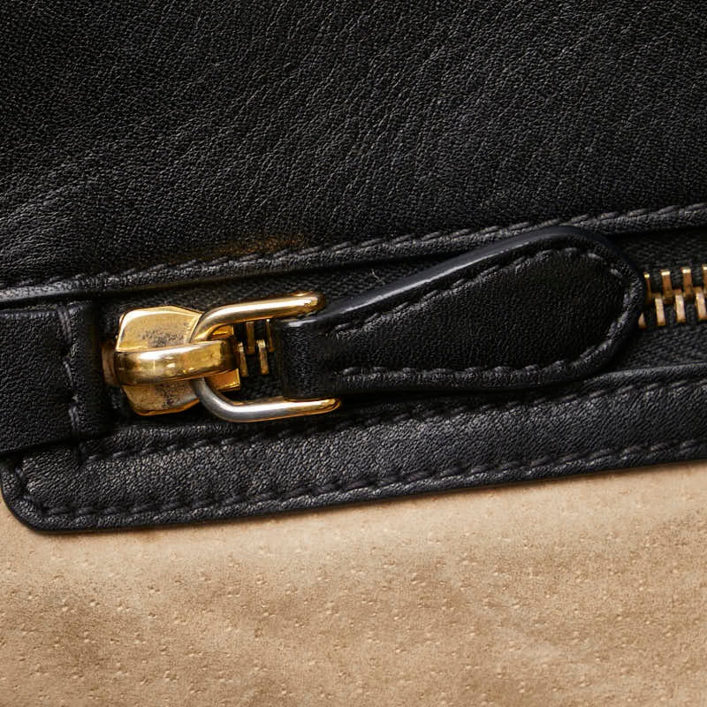Prada Vitello, Black, Leather, handbag