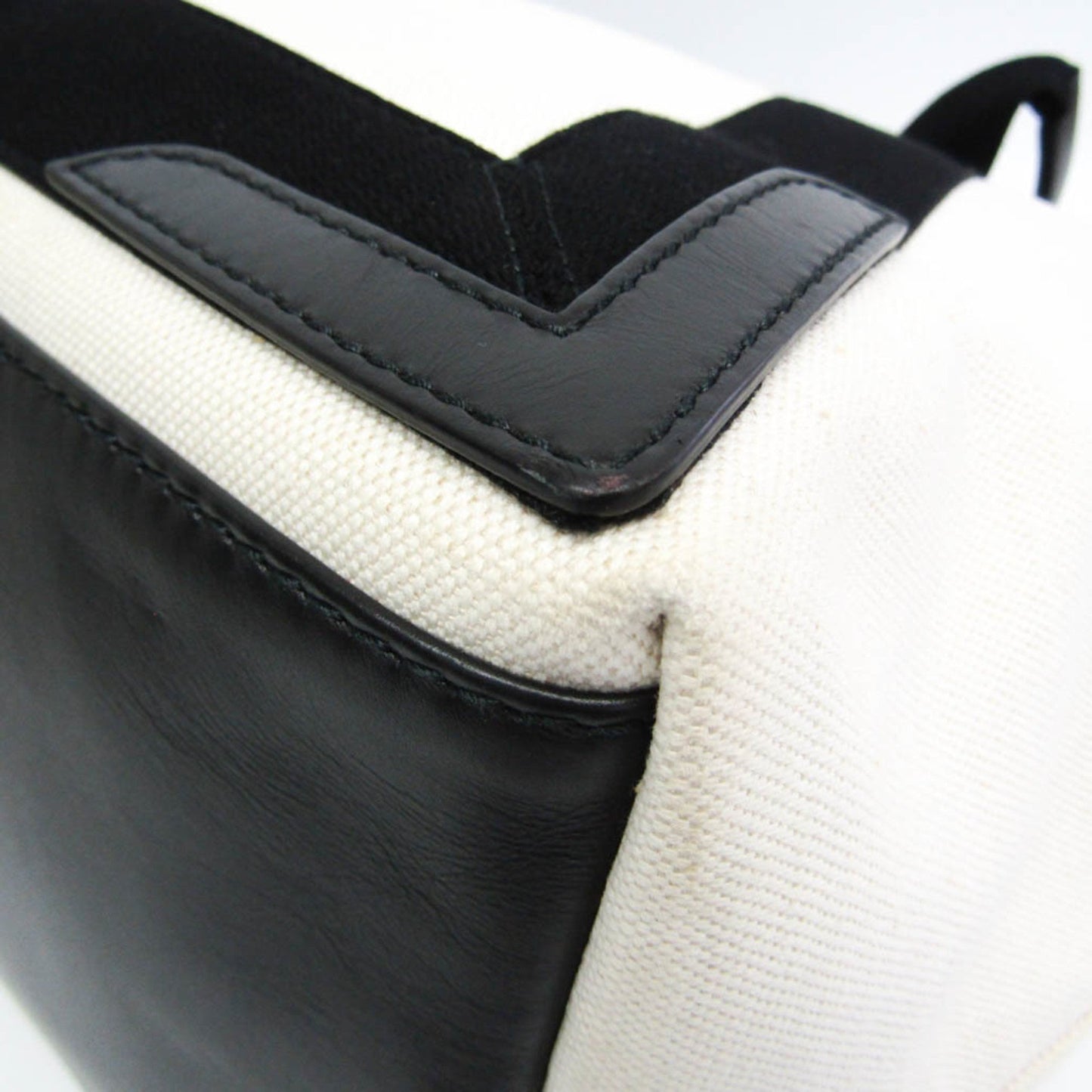 Balenciaga Navy Cabas, White, Canvas, tote