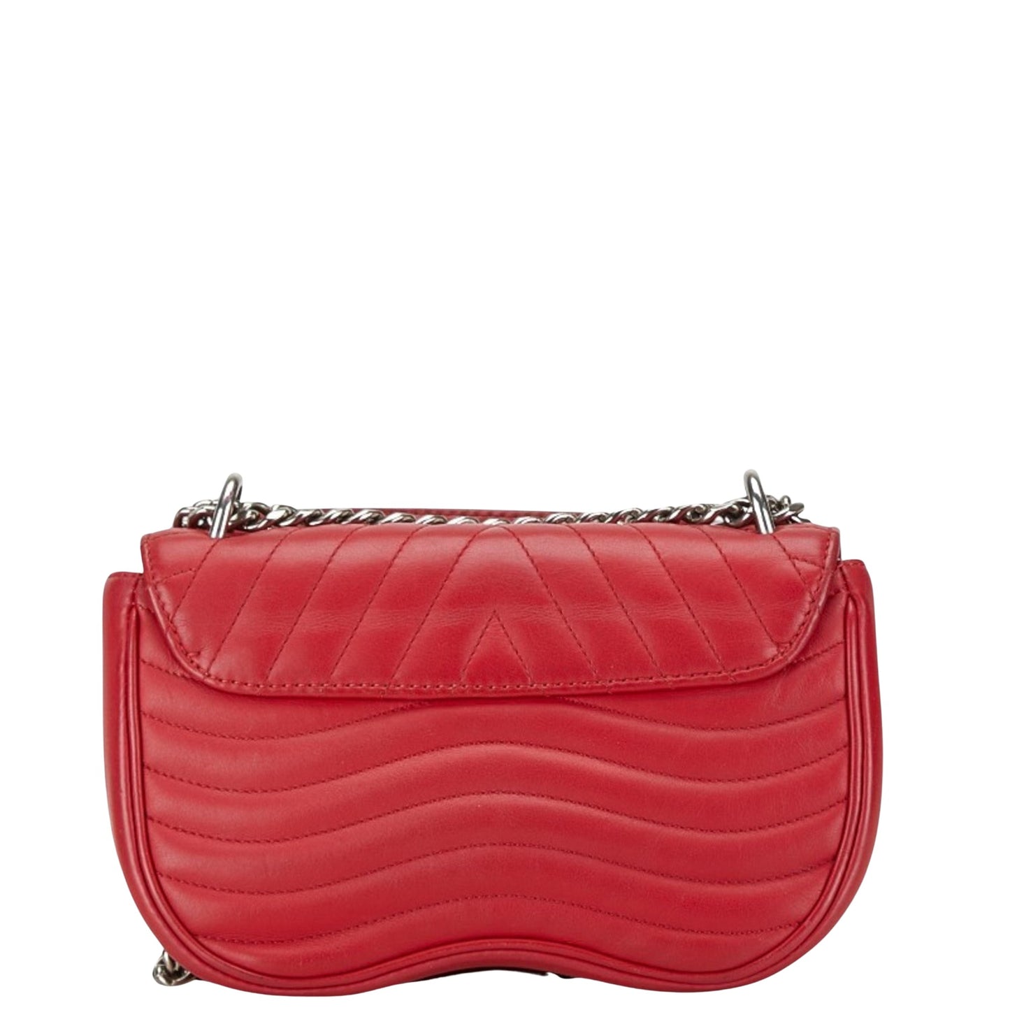 Louis Vuitton New Wave, Red, Leather, shoulder