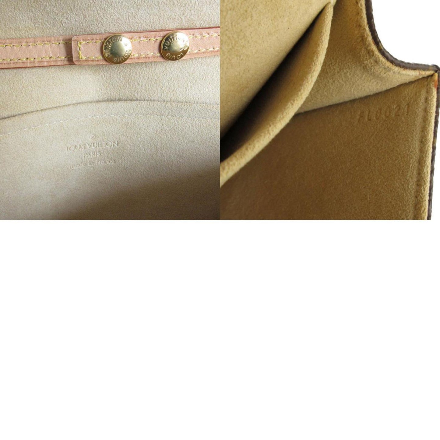 Louis Vuitton Twin, Brown, Canvas, shoulder