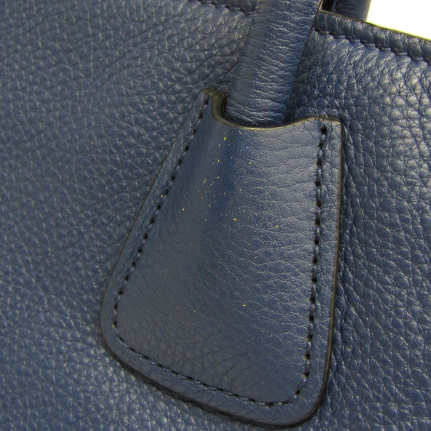 Prada Vitello phenix, Blue, Leather, tote