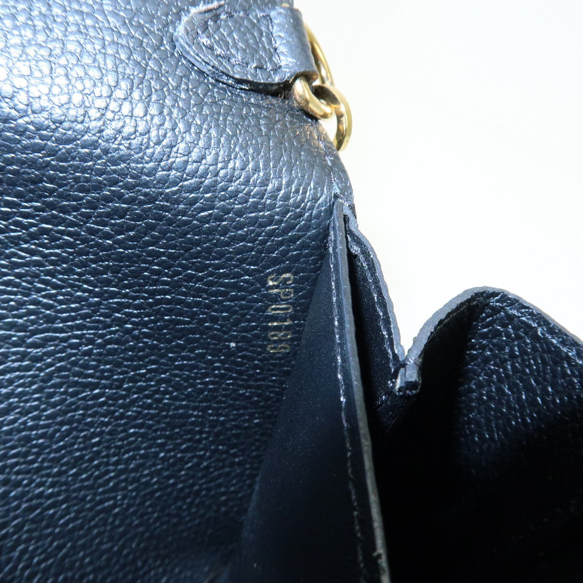 Louis Vuitton Vavin Chain Monogram Empreinte Leather, Black, Leather, Crossbody Bag