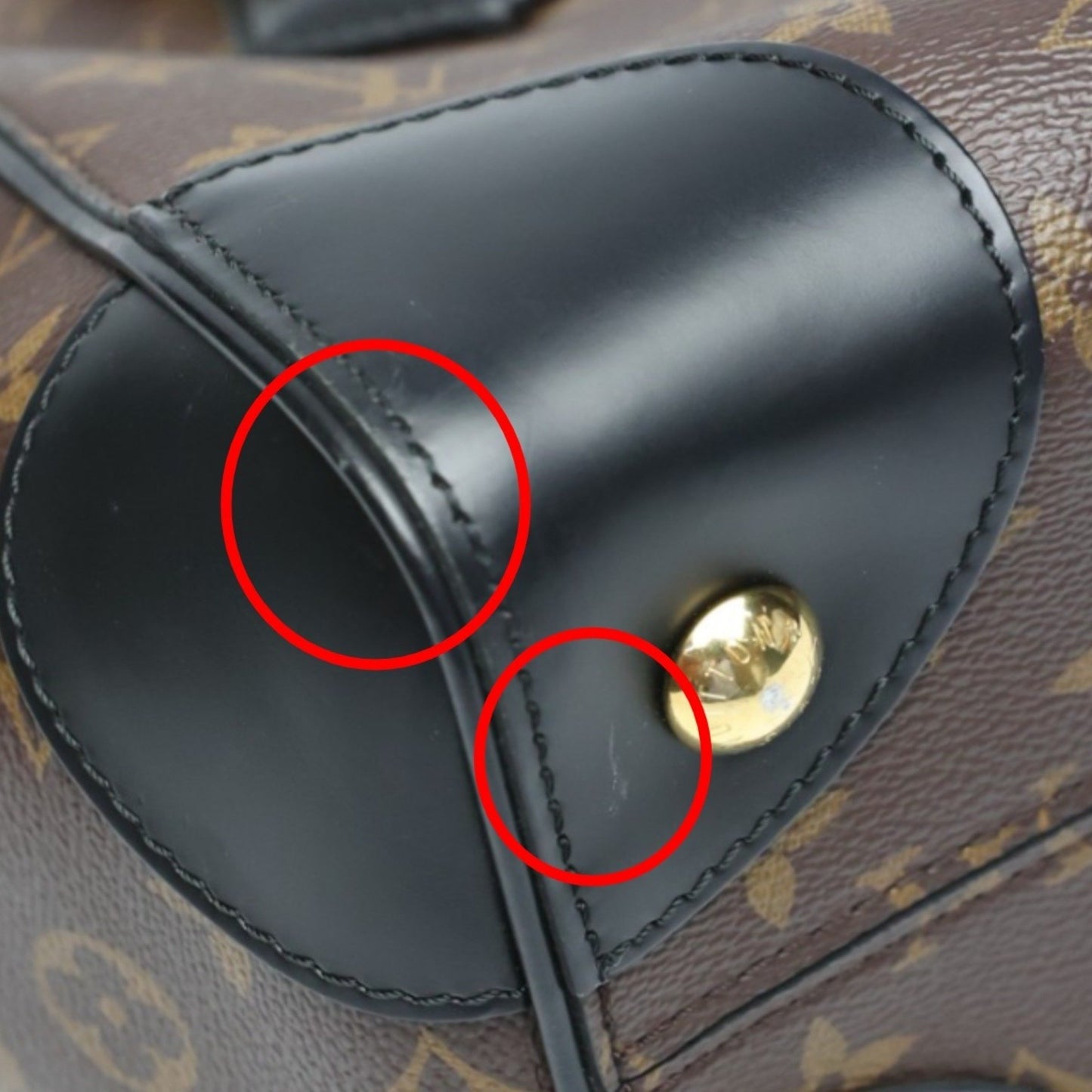 Louis Vuitton Phenix, Brown, Canvas, handbag