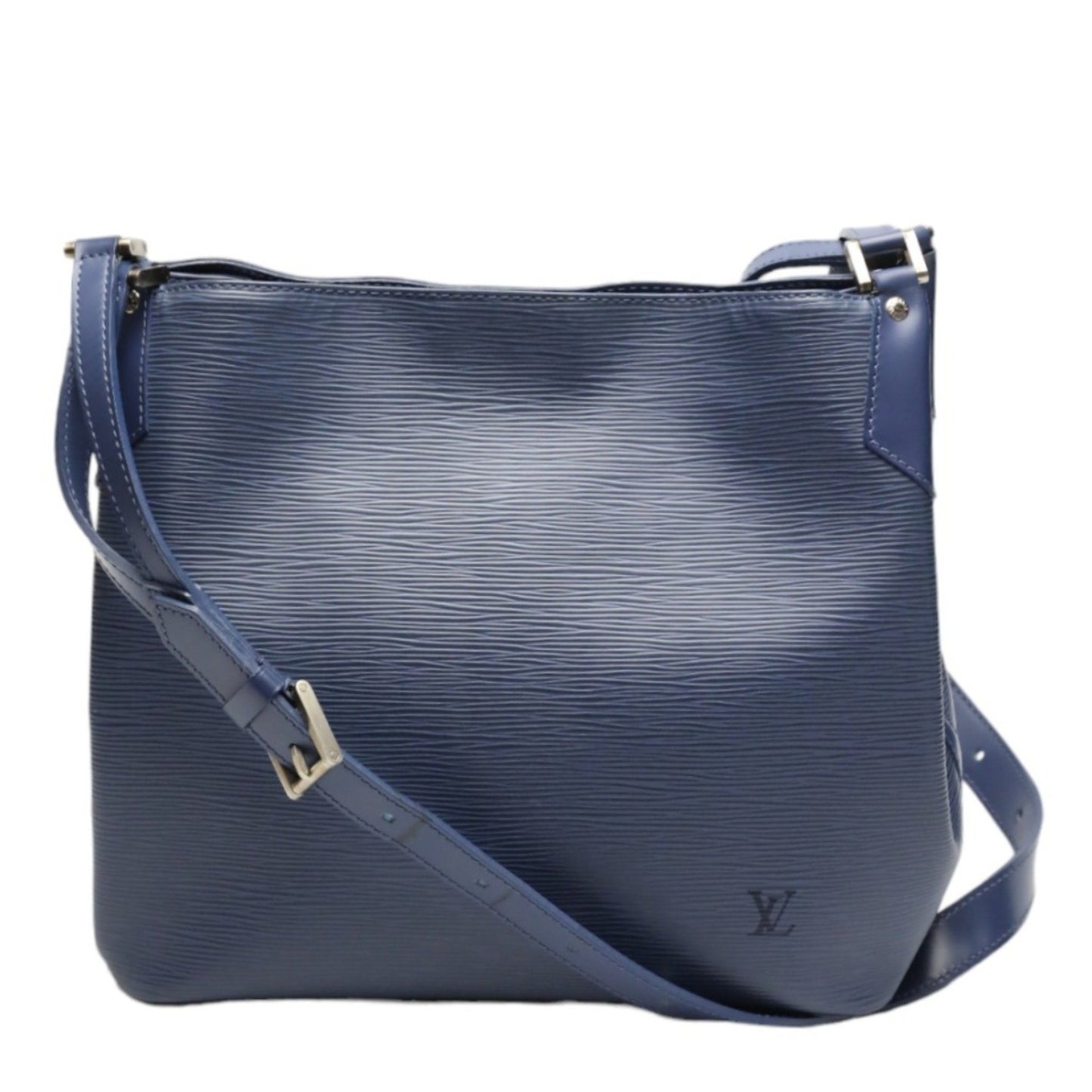 Louis Vuitton Mandala, Navy, Leather, shoulder
