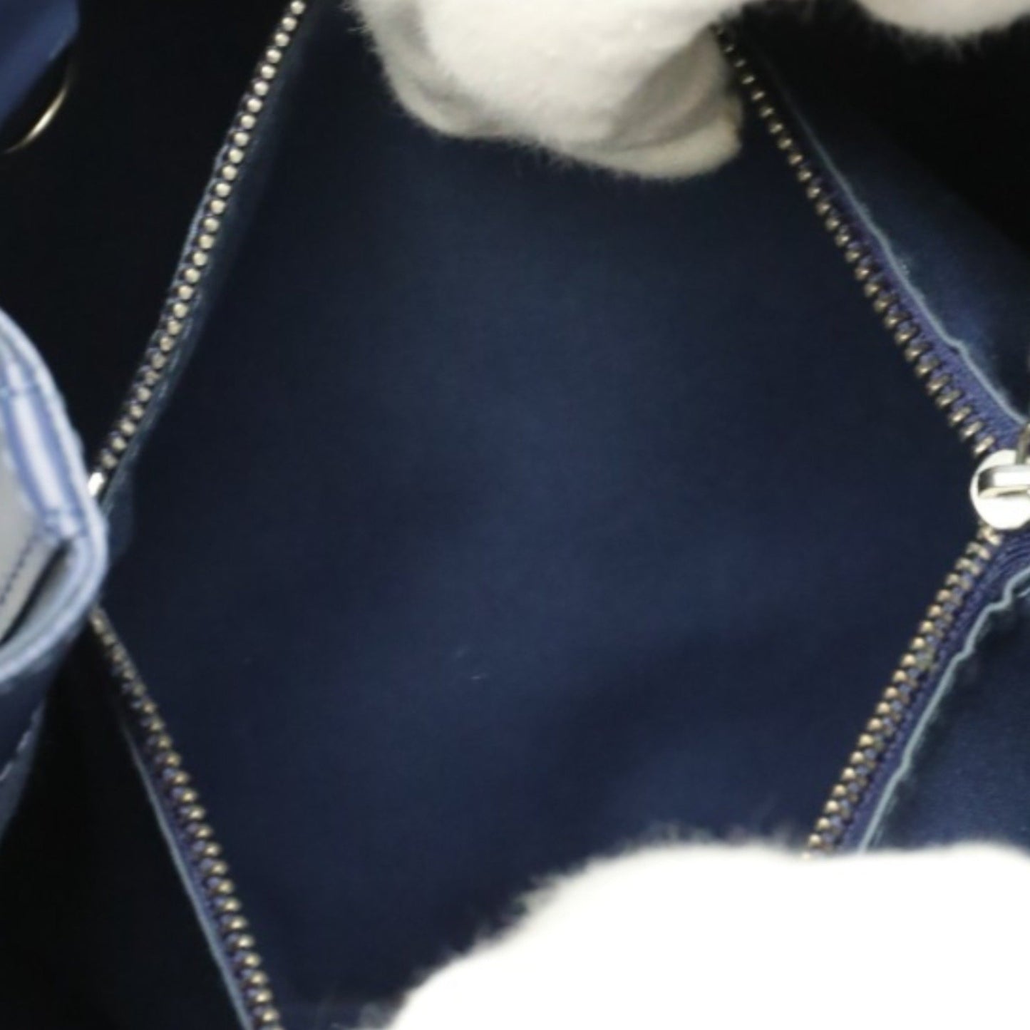 Louis Vuitton Mandala, Navy, Leather, shoulder