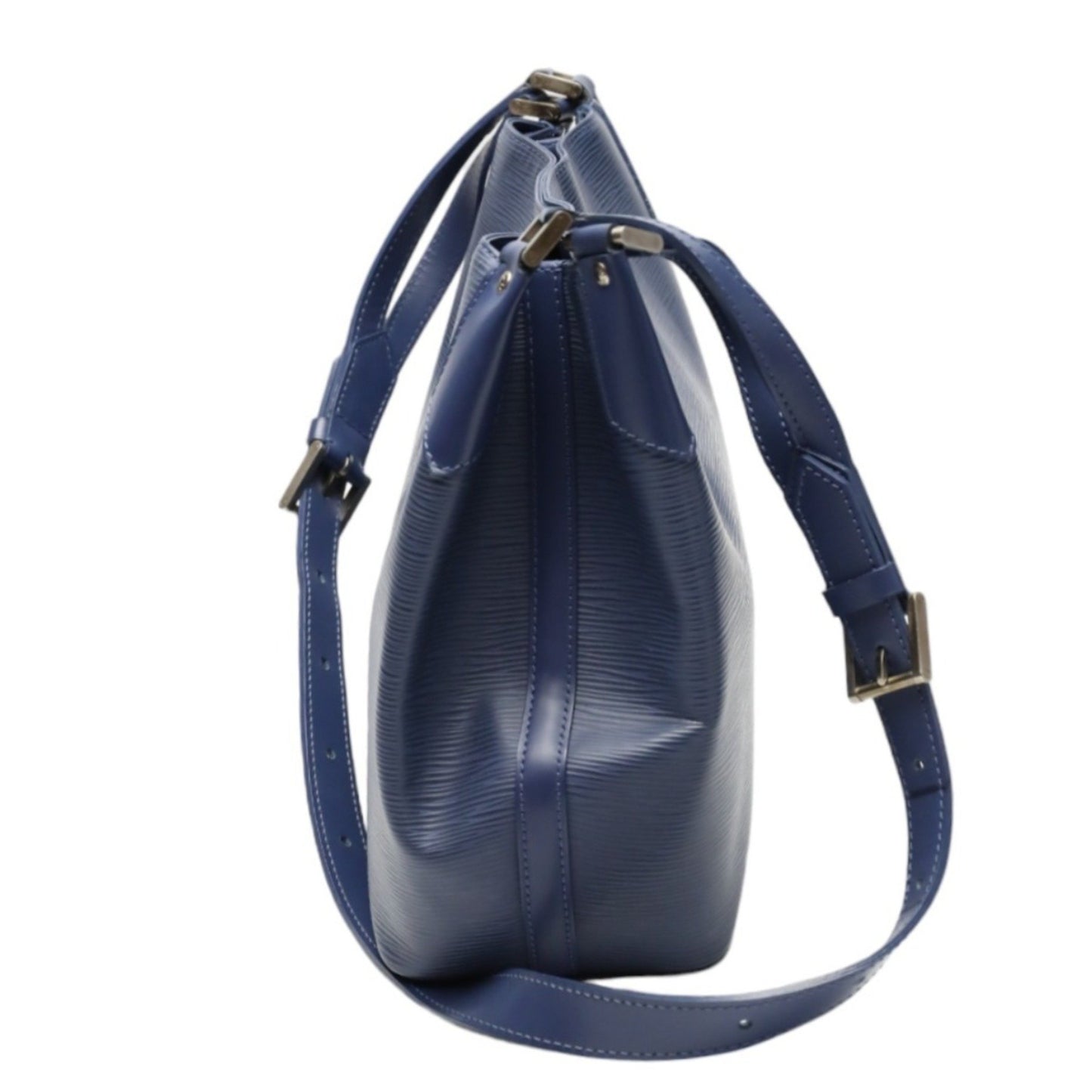 Louis Vuitton Mandala, Navy, Leather, shoulder
