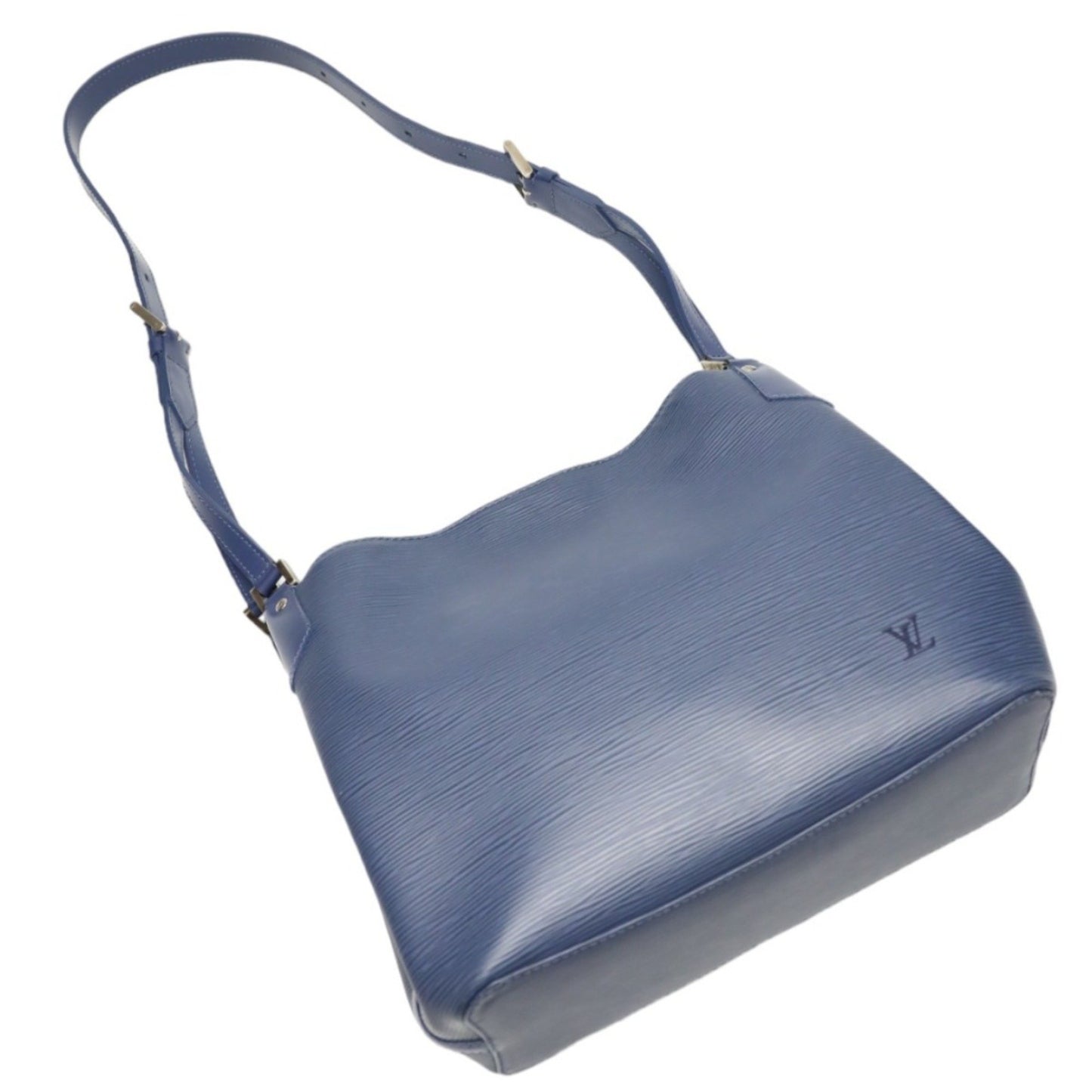 Louis Vuitton Mandala, Navy, Leather, shoulder