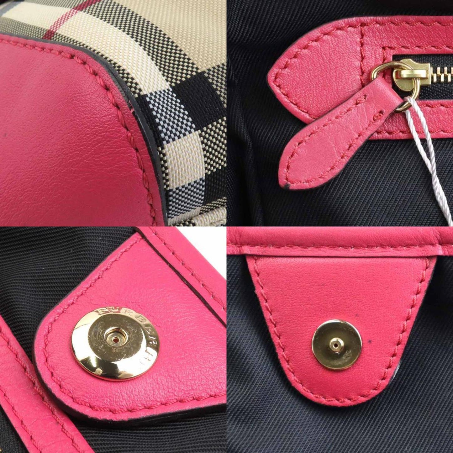 Burberry Nova Check, Beige, Canvas, shoulder