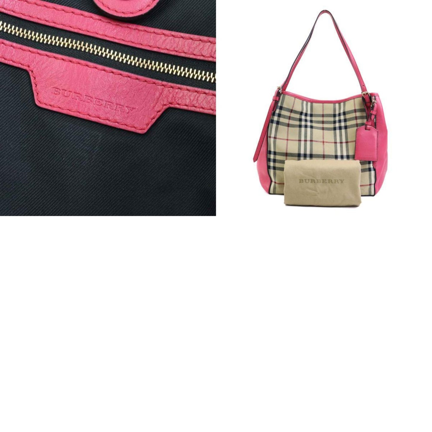Burberry Nova Check, Beige, Canvas, shoulder