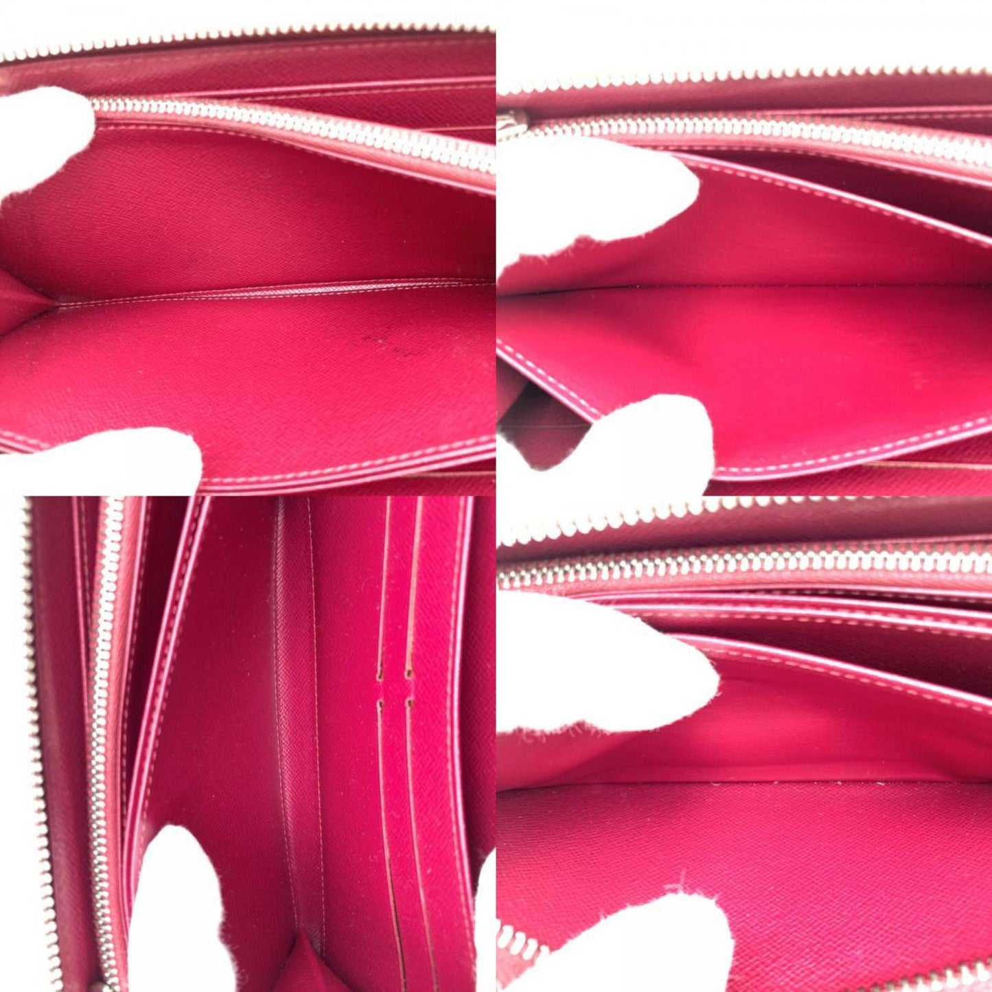 Louis Vuitton Zippy wallet, Red, Leather, wallet
