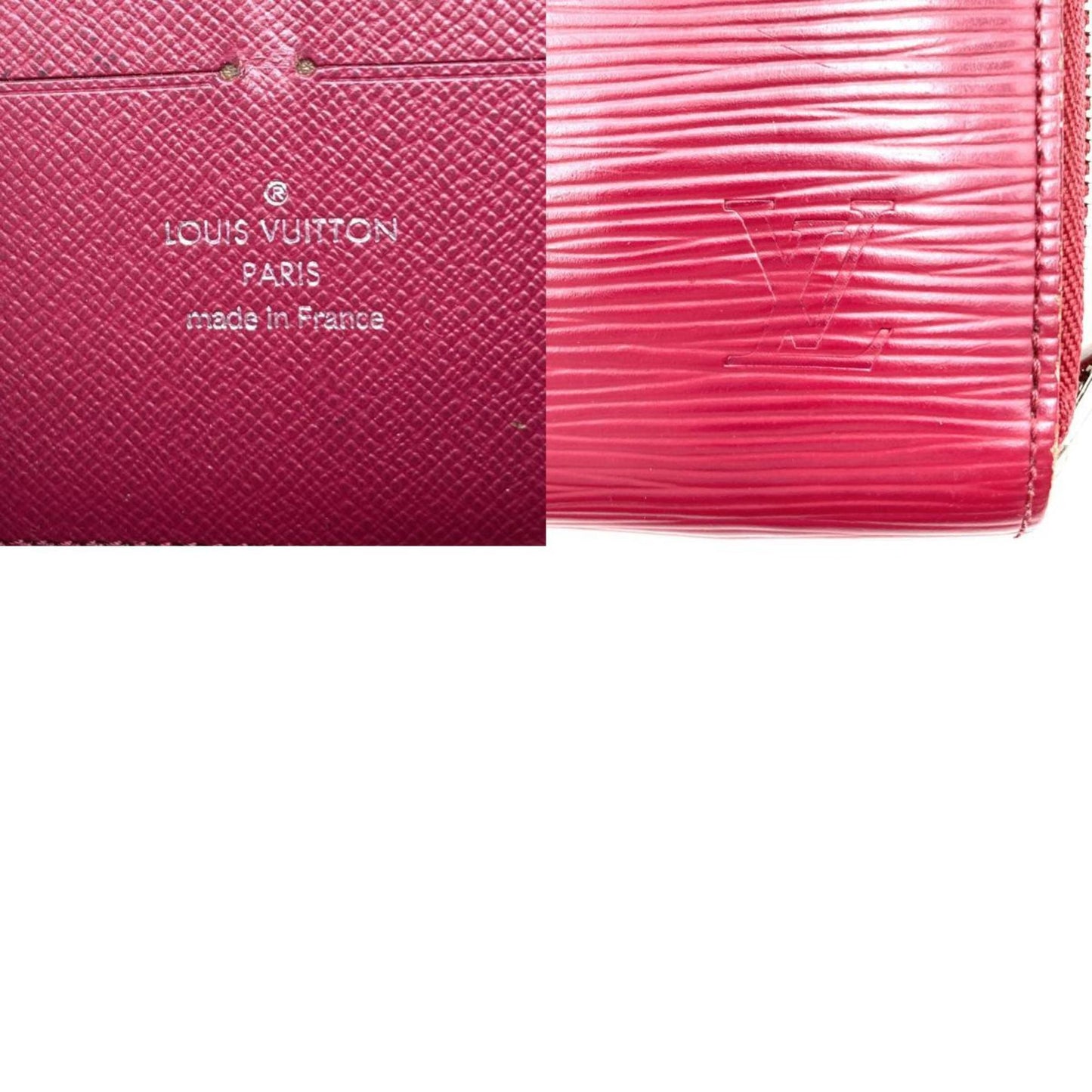 Louis Vuitton Zippy wallet, Red, Leather, wallet