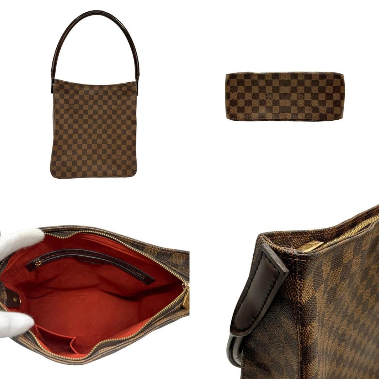 Louis Vuitton Looping GM, Brown, Canvas, shoulder