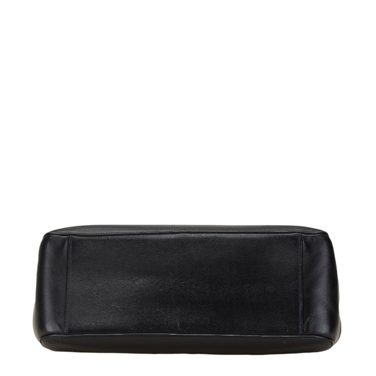 Salvatore Ferragamo Gancini, Black, Leather, tote