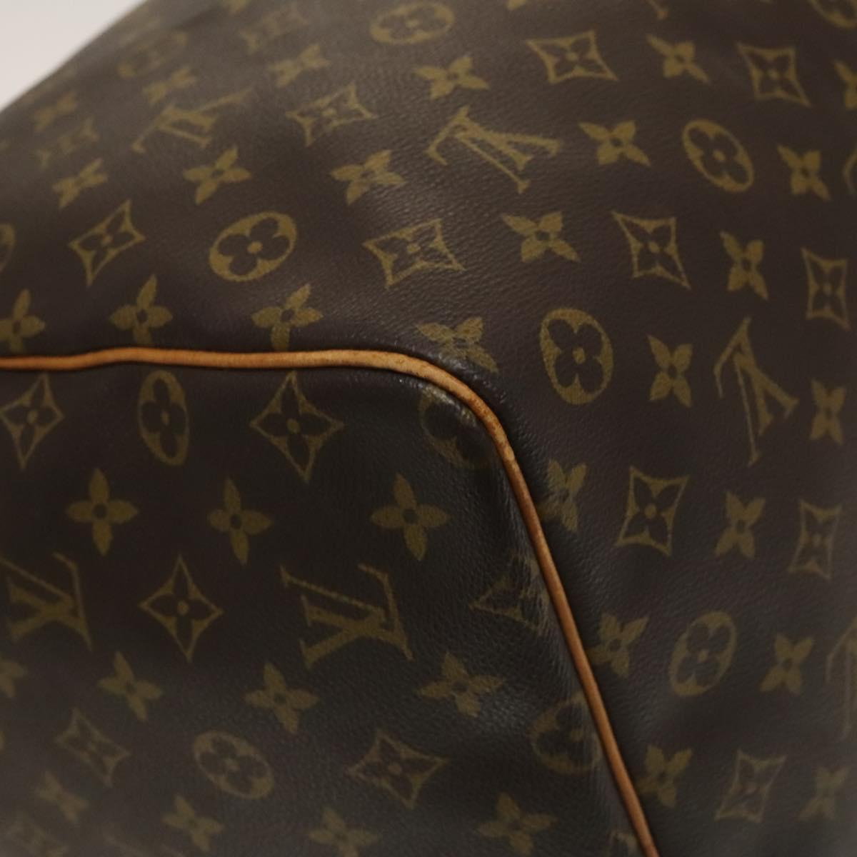 Louis Vuitton Keepall 60, Brown, Canvas, travel